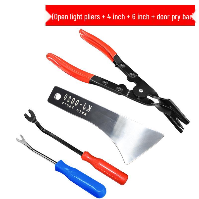 Набор инструментов для снятия обшивки и рычаг для салона автомобиля из нержавеющей стали