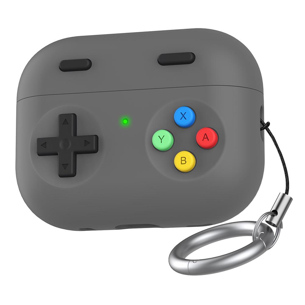 AHASTYLE DD13 For AirPods Pro 3 Silicone Case Game Controller Design Split Protective Cover with Hook