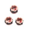 Realistic Rose Cake Food Play Cream Glue Mobile Phone Case Keychain Pendant Resin Jewelry Accessories