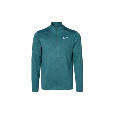 Футболка с длинным рукавом и застежкой-молнией Dri-Fit Element, мужская, цвет выцветший, еловый, зеленый DD4757-309