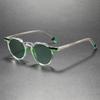 Новые Модные Элегантные И Изысканные Солнцезащитные Очки Uv400 Прозрачная Круглая Оправа С Цветными Блоками Солнцезащитные Очки С Защитой От Ультрафиолета