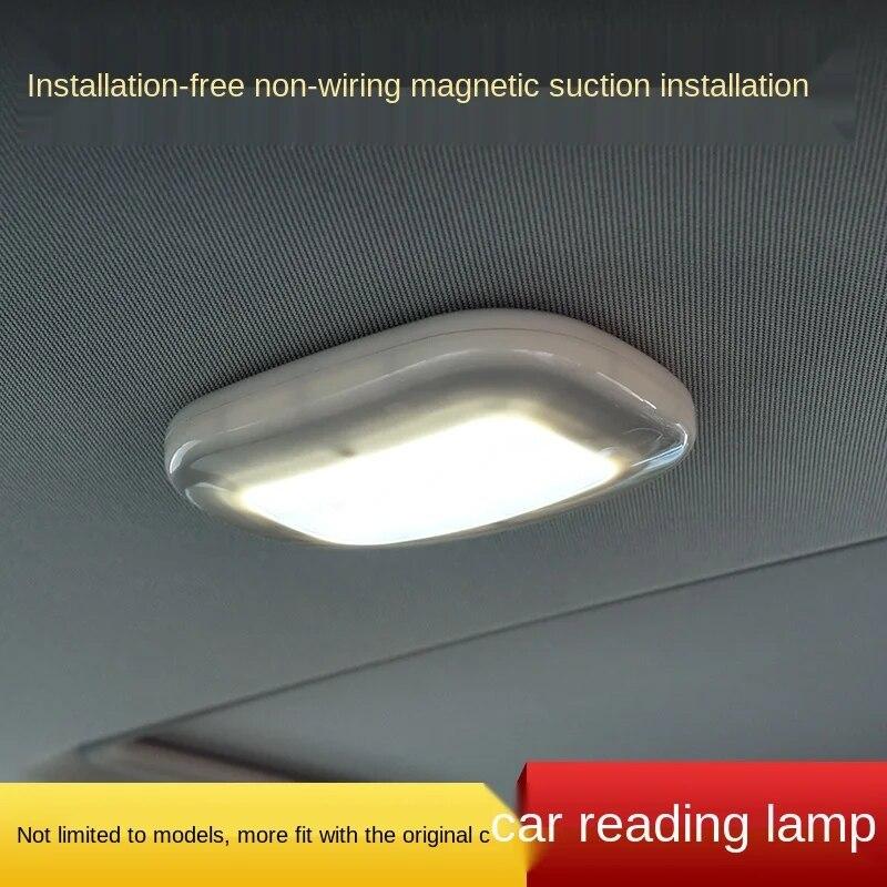 Потолочные светильники для автомобиля, 10 светодиодных ночных светильников для чтения, USB-зарядка, магнитный купольный светильник, лампа багажника, светодиодная декоративная подсветка салона автомобиля