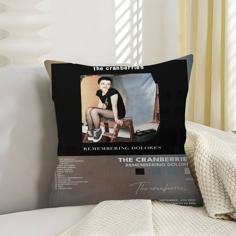 TheCranberries Band Personalized Pillow Dust Cover Bedroom Kids Party Decoration Pillowcase Birthday Children Gift