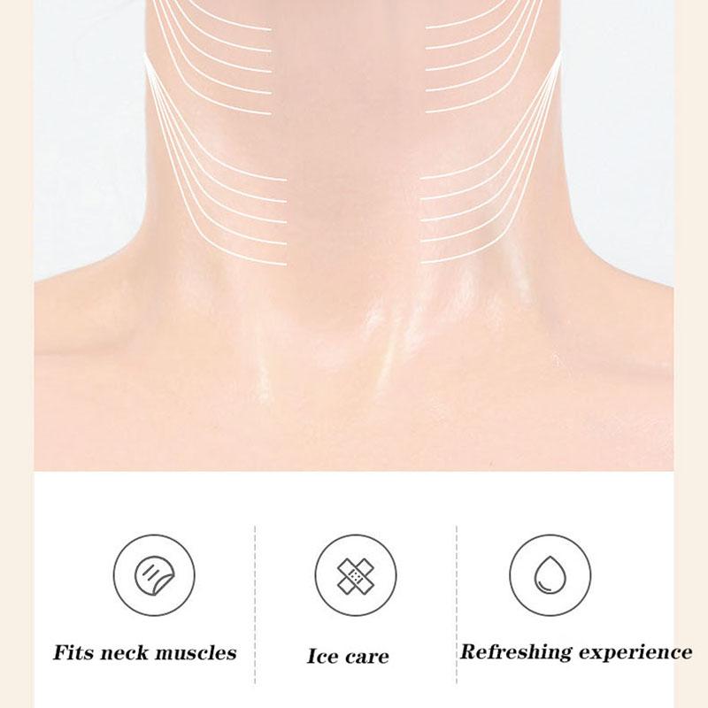 10 шт./кор. золотого цвета, укрепляющая маска для шеи, увлажняющая маска против морщин, антивозрастной уход за кожей, маски для шеи, красота шеи