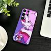 Чехол для телефона H-Helluva Boss для Samsung S26, S25, S24, S23, S22, S21, S20, Ultra, Plus, FE Черный Мягкий Чехол