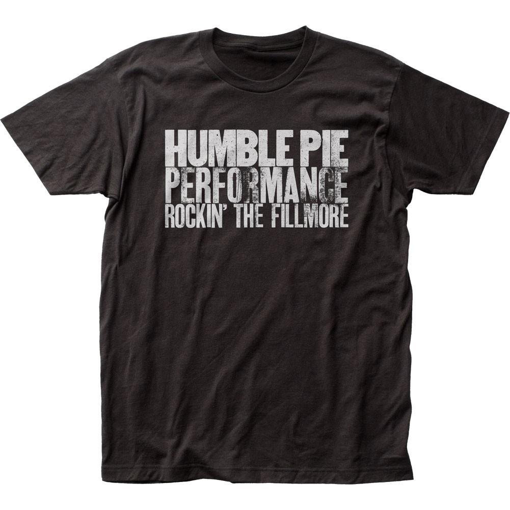 Humble Pie Rockin? the Filmore Mens T Shirt Music Classic Rock Band Tee Black