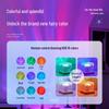 Ripple Aurora Flame Rotating Night Light - Creative Bedside Mood Lamp Projector