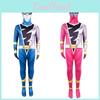 Power Mighty Morphin Rangers Costume Cosplay Dress Party Superhero Jumpsuit