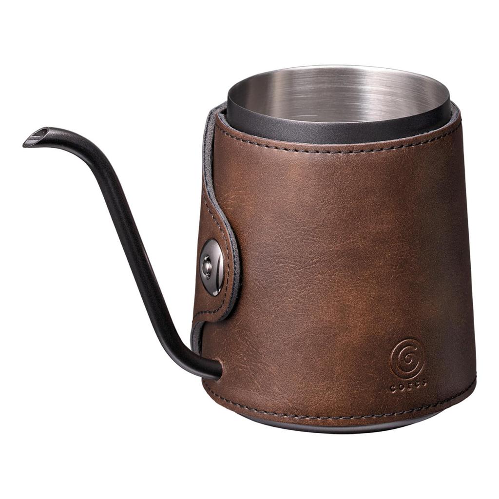 Cores Drip Pot Coffee 300ml Narrow Mouth Leather Cover C470