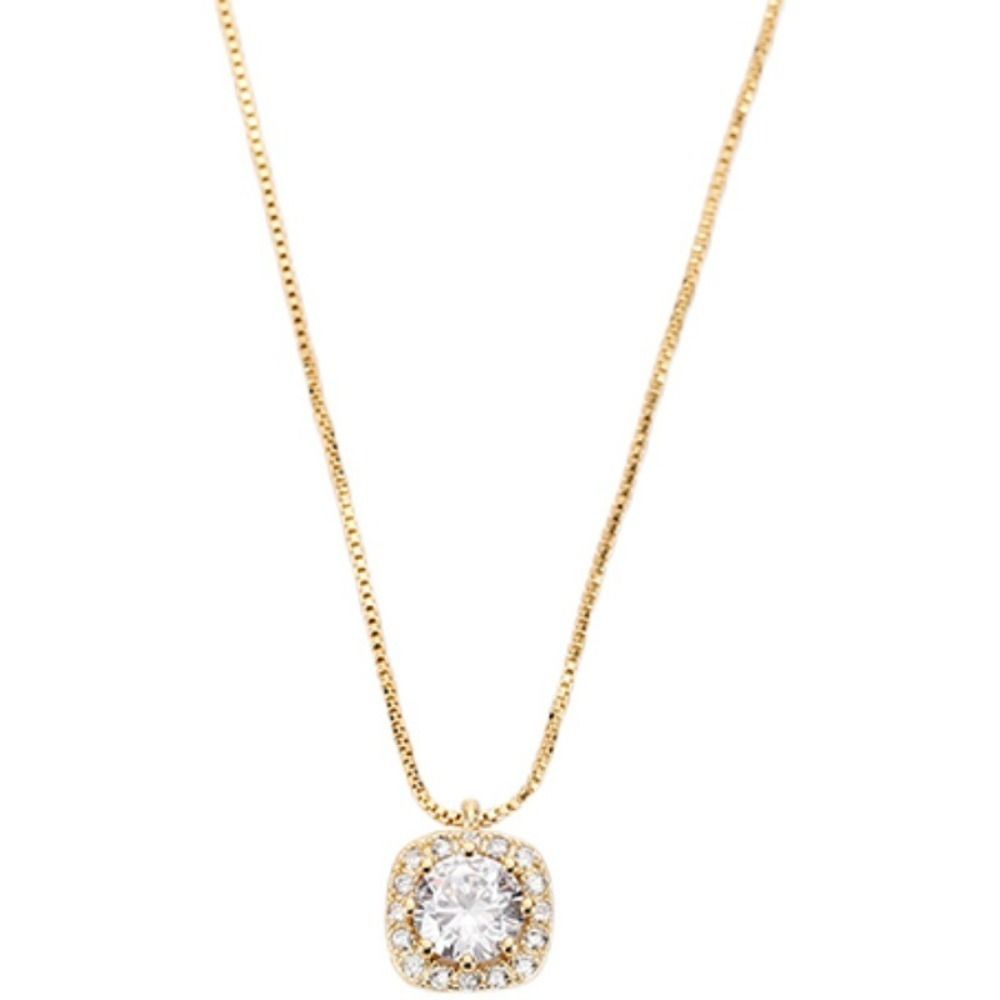 Zircon Necklaces Block Gift Romantic Women Chokers Simple Clavicle Chain Wedding Party