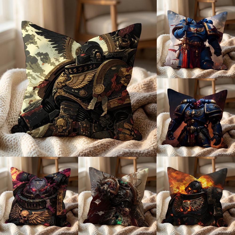 Игровой W-Warhammer-S 40k Наволочка Многоцелевая Наволочка для Подушки для Дома и Автомобиля - Двусторонняя, Мягкая и Прочная для Повседневного Использования