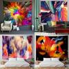 Magic Color Smoke Pattern Tapestry Home Wall Decoration Tapestry Bedroom Living Room Tapestry