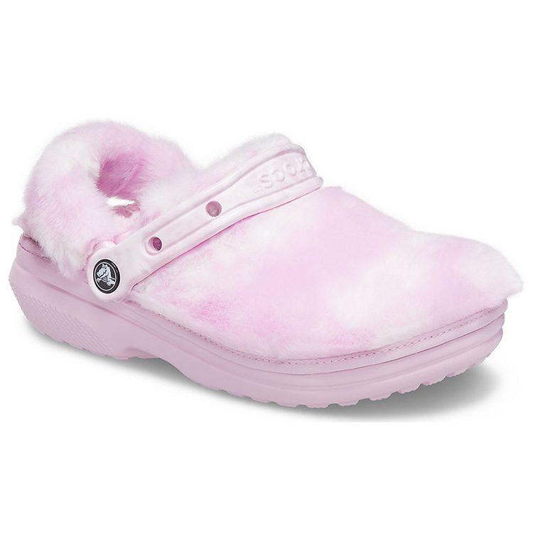 Crocs Классические кроксы Fur Sure Ballerina 'Розово-белые' 207303-6SU