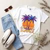 Coastal Summer Graphic Tee, Sunset Beach Shirt, Beach Lover Gift, Coastal Ocean Graphic Tee, Cute Ocean Vacation T Shirt, Beach Sunset Shirt
