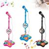Kids Microphone with Stand Karaoke Song Machine Music Instrument Toys Brain-Training Educational Toys Birthday Gift for Girl Boy