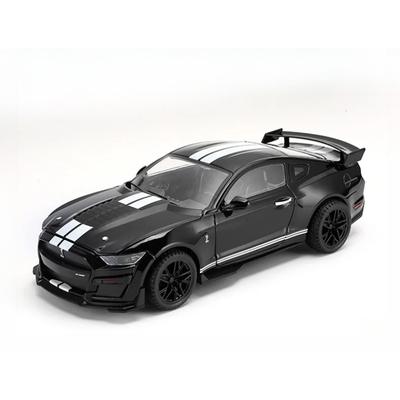 1/18 Ford Mustang Shelby GT500 литой спортивный автомобиль модель литой металлический гоночный автомобиль транспортные средства модель звук и свет детская игрушка подарок
