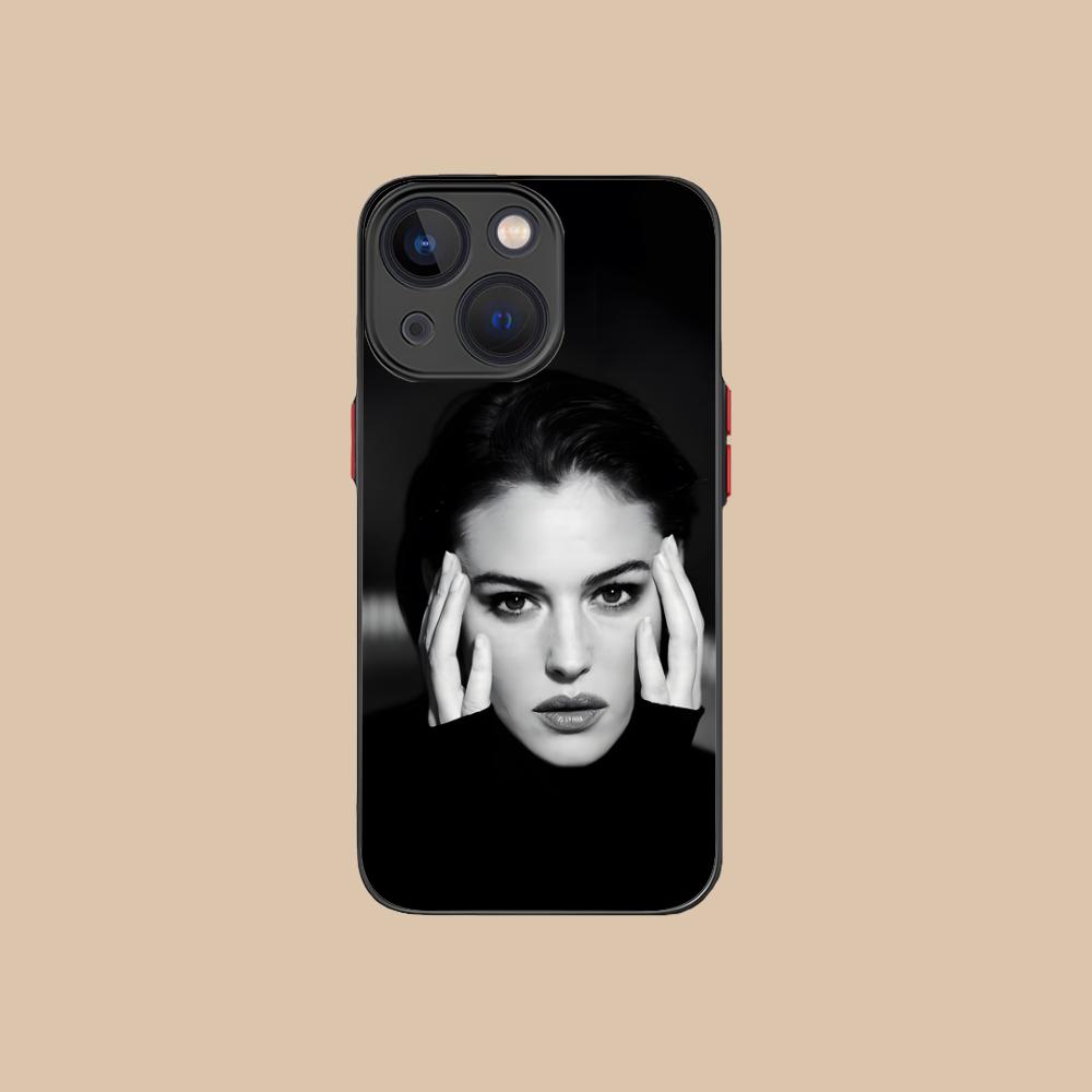 Чехол для мобильного телефона Моника Беллуччи для iPhone 16 15 14 13 12 11 X XR XS 8 7 Pro Max Plus Mini Цветная печать Силиконовый смартфон