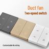 Вентилятор свежего воздуха с диагональным потоком: Двухскоростной, Бесступенчатое управление, Панель переключателей на одну/три скорости