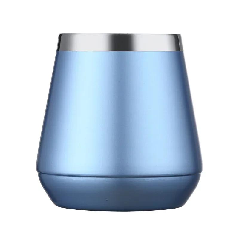 304 Нержавеющая сталь Кофейная чашка Вакуумный термос Чашка в форме яйца Двухслойная теплоизоляция Бытовая чашка для молока Сока Пива Воды