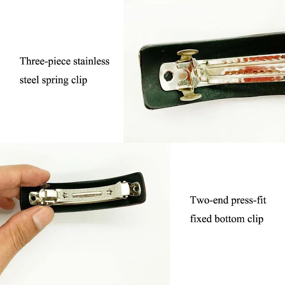 6 шт. Красивые заколки для женщин, модные акриловые полузавязанные заколки для волос в виде хвостика, женские аксессуары для волос