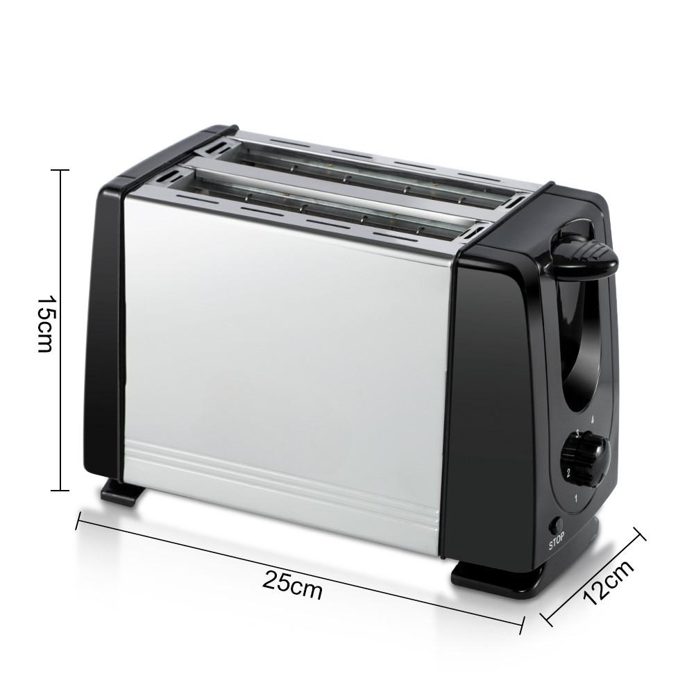 650W 2 Slice Toaster Household Multifunctional Double Layered Toaster Kitchen Breakfast Processing Sandwich Maker