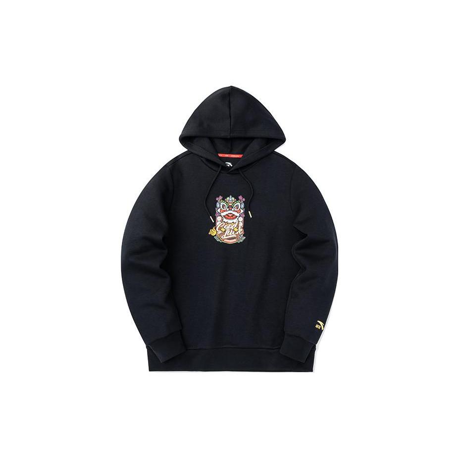 ANTA Life Collection Sweatshirts Unisex Black Hooded Moderate Regular 152318713-2