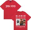 Rapper Eladio Carrion 2025 Trendy Album Double Sided Print ONeck Tshirt Mens Hip Hop Tshirt Loose Oversized Y2K Tee Streetwear