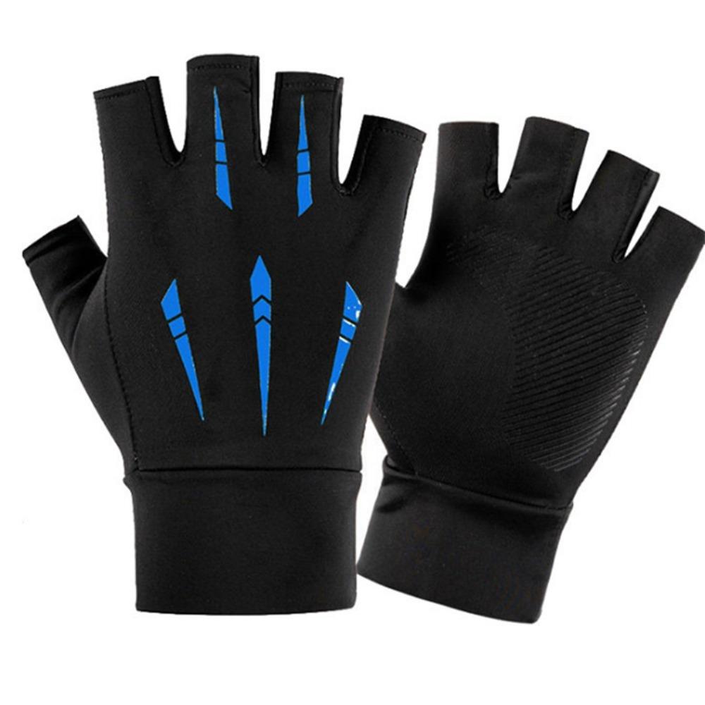 Anti-uv Ice Silk Fishing Gloves Highly Elastic Armguard 2024 Fitness Gloves Unisex