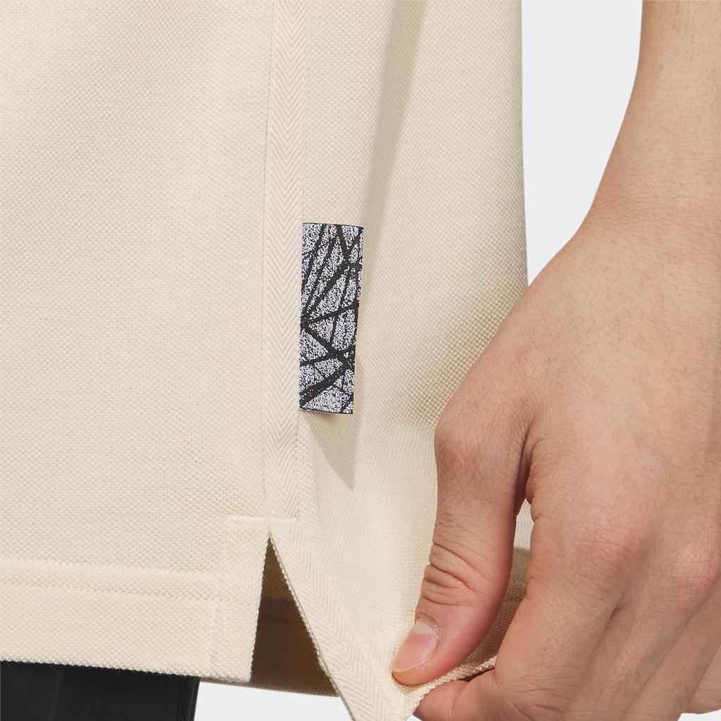 Adidas Чистый цвет с логотипом бренда, спортивная повседневная рубашка поло, мужские топы Rock-Layer-Sandstorm IP3684