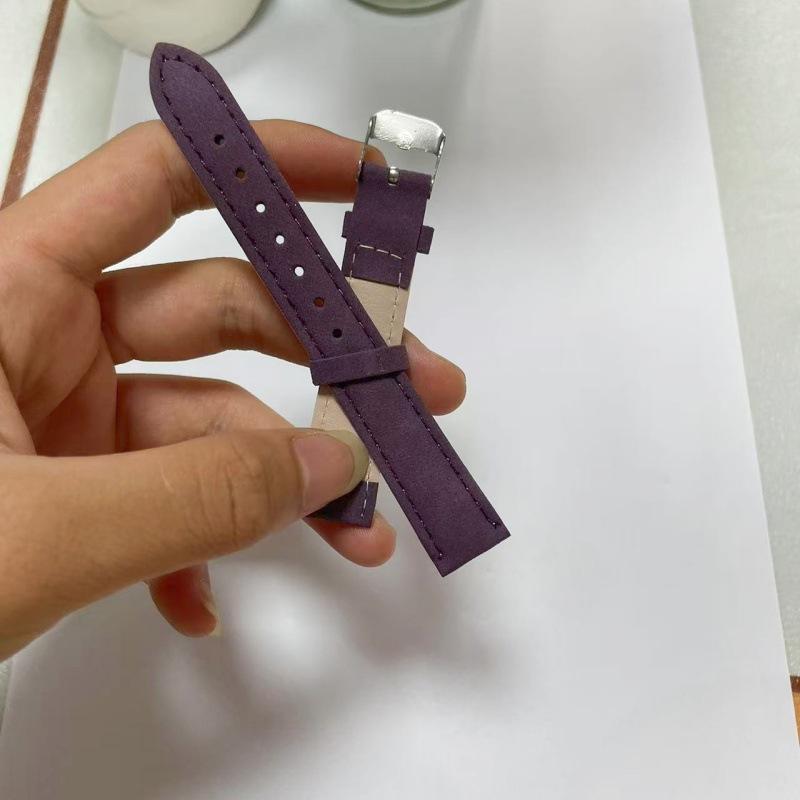 Аксессуары для часов, Унисекс, Цветной кожаный ремешок, Ремешок из ПУ кожи, Браслет с пряжкой-булавкой, Студенческий