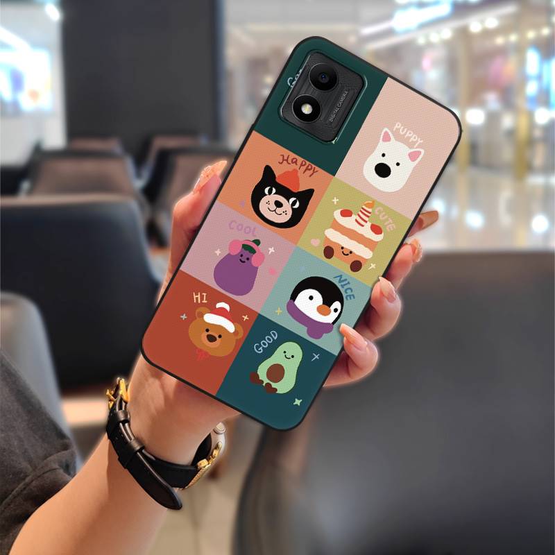 Shockproof Full Wrap Phone Case For TCL 305i/5164D Anti-knock TPU Durable Soft Case Waterproof Silicone Protective Cute