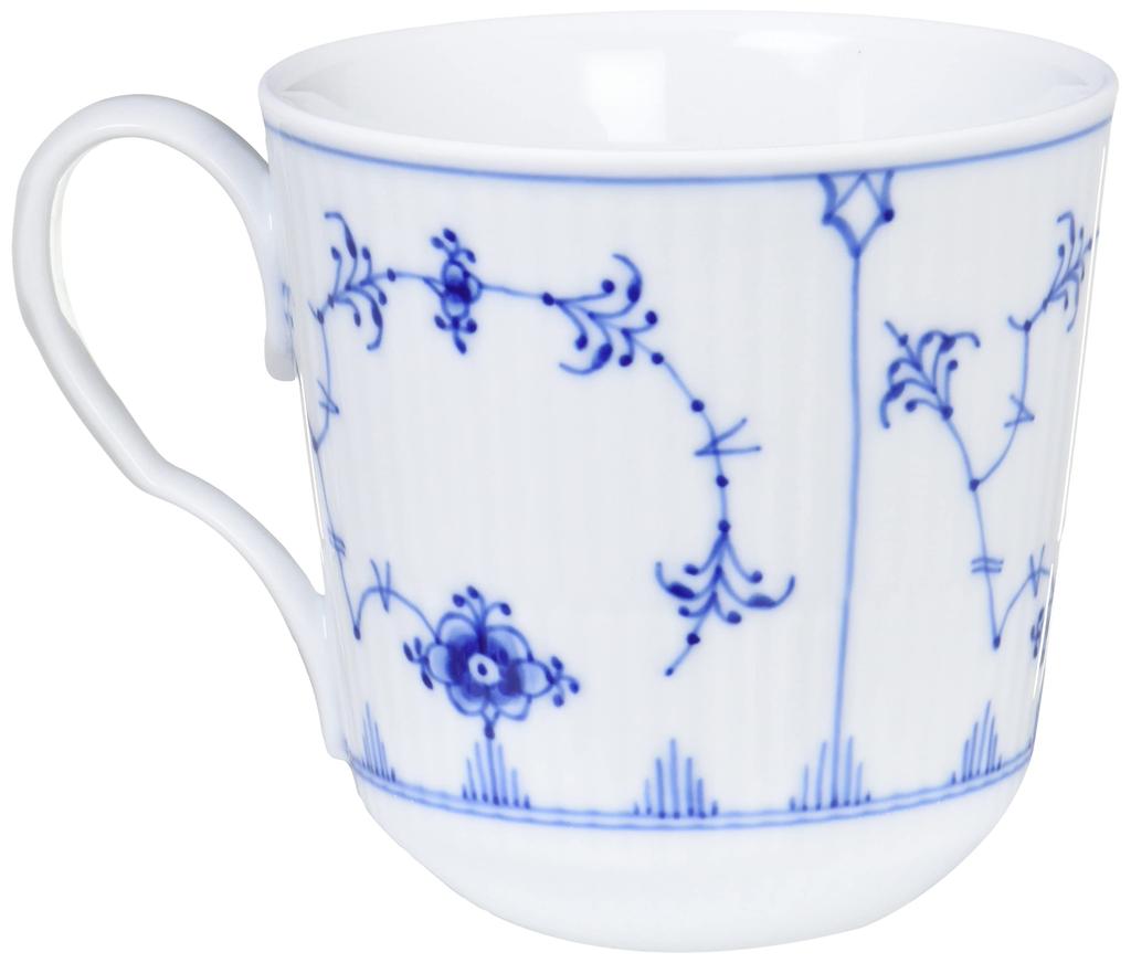 Imported Royal Copenhagen Blue Fluted Plain Mug M 350ml Wedding Gift 1017178 [Regular Product]