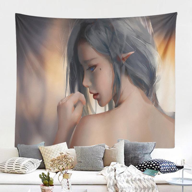 Фон настенная ткань гобелен живопись персонаж мультфильма призрак нож фреска гобелен декоративная живопись