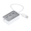 3 Ports USB 3.0 HUB Memory Card Reader Adapter 5Gbps For MS DUO /M2 /SD /TF Card