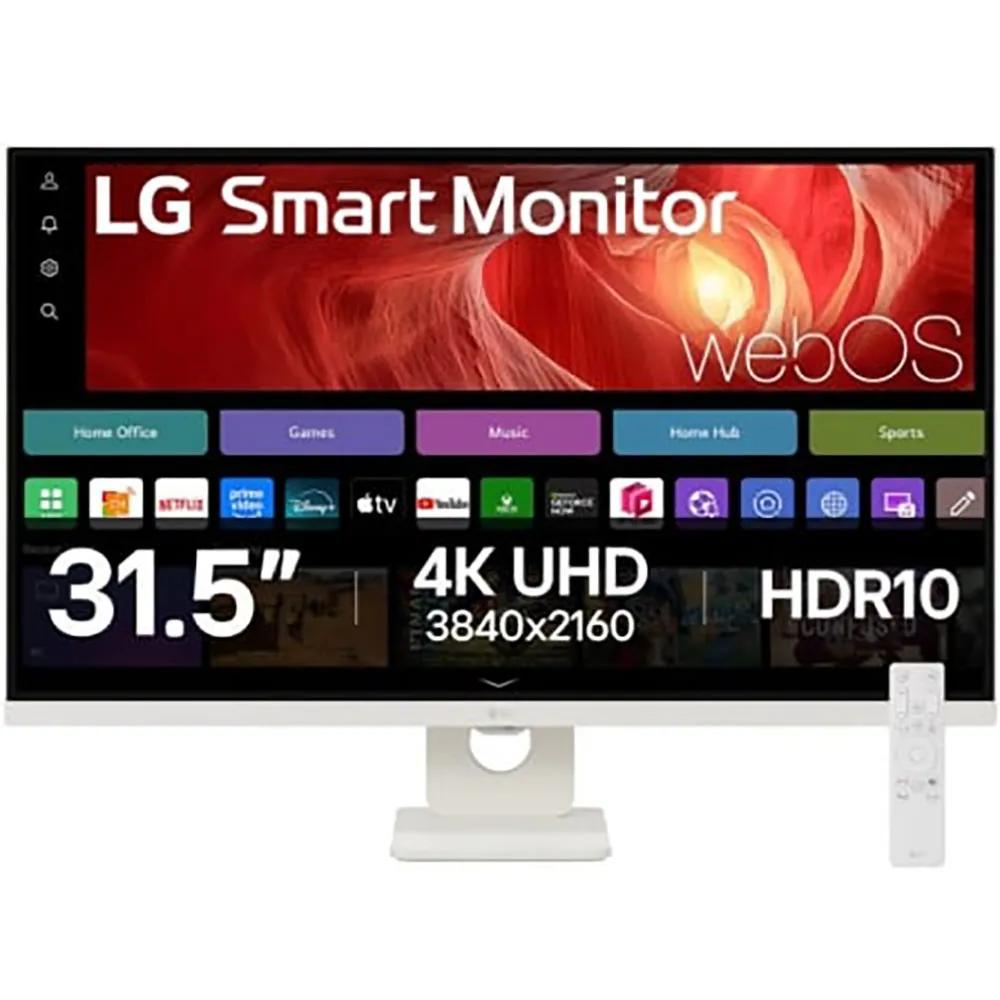 LG 32u721sa-w Smart Monitor 4K UHD 31.5 inch White