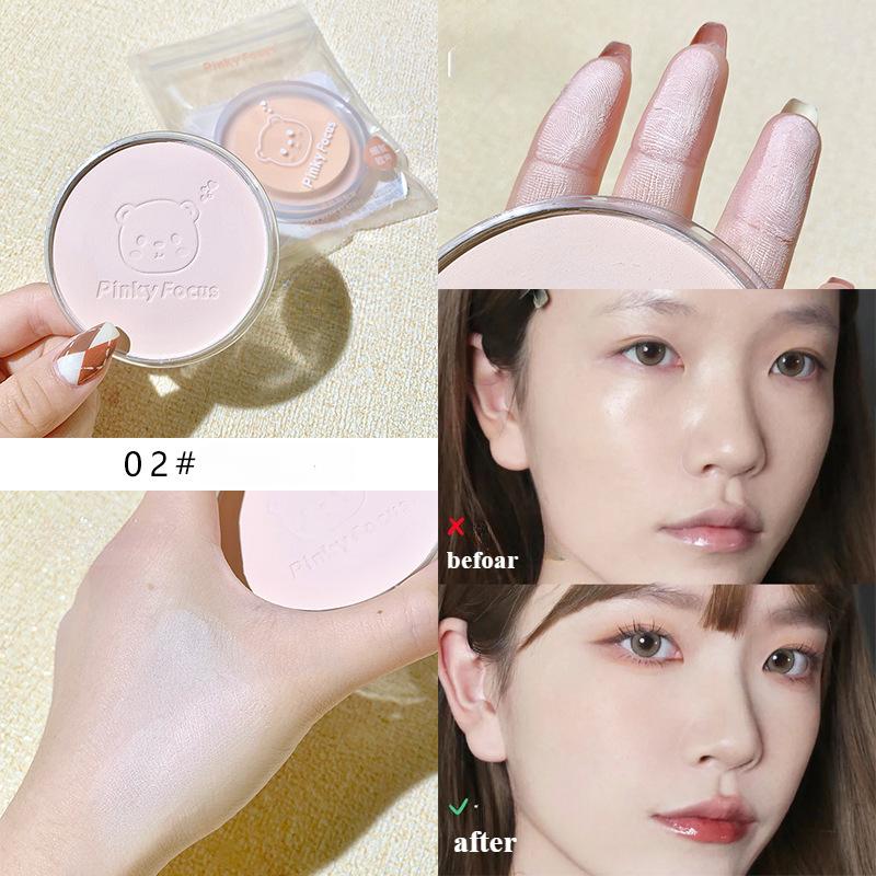 Пудра для макияжа с контролем жирности, водостойкая увлажняющая стойкая пресс-пудра, осветляющий консилер, натуральный дышащий порошок, рассыпчатая пудра