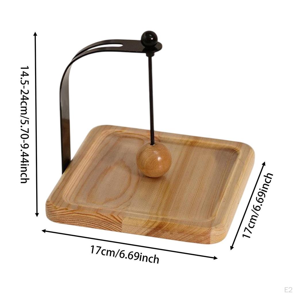 Cafe Napkin Holder Storage Rack Convenient Memos Organizer Tissue Wood Base for Dining