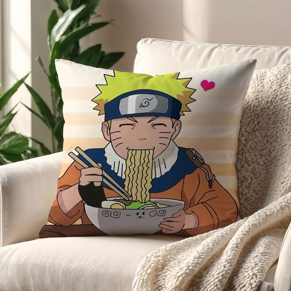 Anime NNarutoO Funny Meme cushion cover For Pillow Printing Sofa Decoration Home Car Room Coffee Shop Office Nordic Simplicity