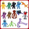 Rainbow Friends roblox, плюшевая игрушка, мультяшный игровой персонаж, кукла, кавайный синий монстр, мягкие игрушки для детей, рождественские подарки