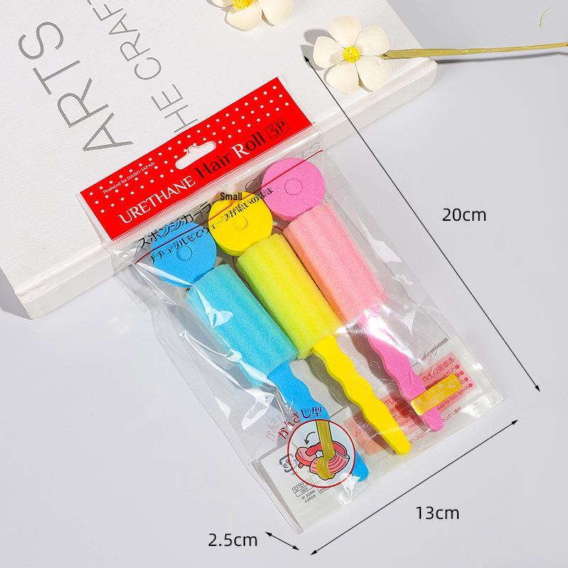 Women's DIY Hair-Friendly Sponge Curlers for Bangs - Japanese Design