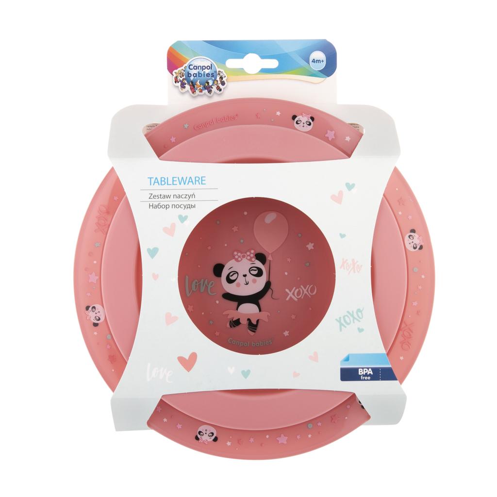 Children' Tableware Set Animals Panda 4M+ Canpol 1 Pc