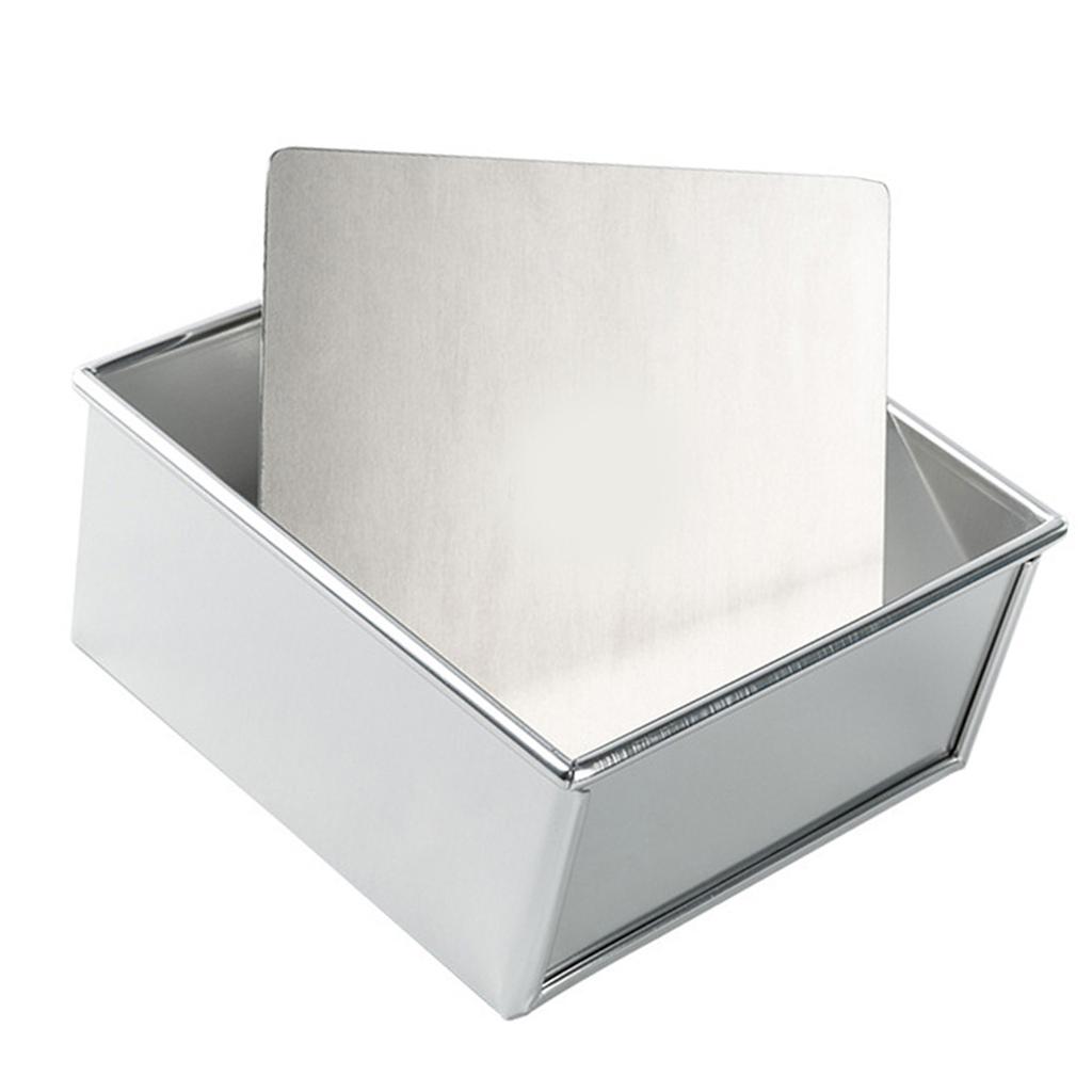 Высококачественное квадратное кольцо для торта из алюминиевого сплава со съемным дном. Прочное кольцо для выпечки мусса и пирожных.