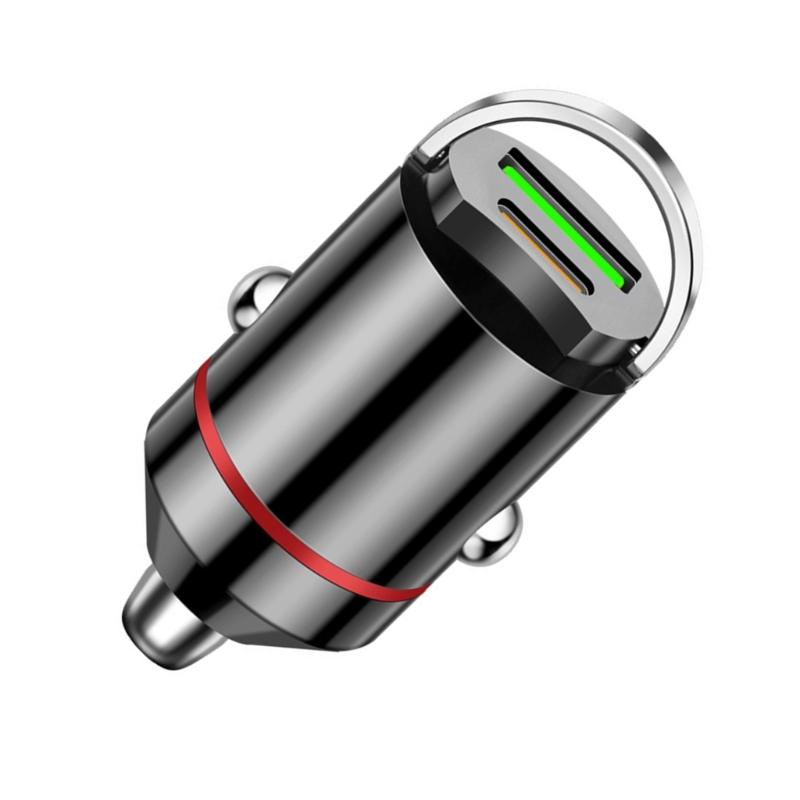 12 В 24 В Двойной Порт USB Тип Быстрая Зарядка Адаптер Прикуривателя