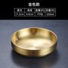 Double-layer Korea 304 Stainless Steel Bowls Rice Noodle Dishes Insulated Lunch Tableware Golden Restaurant Kitchen Supplies