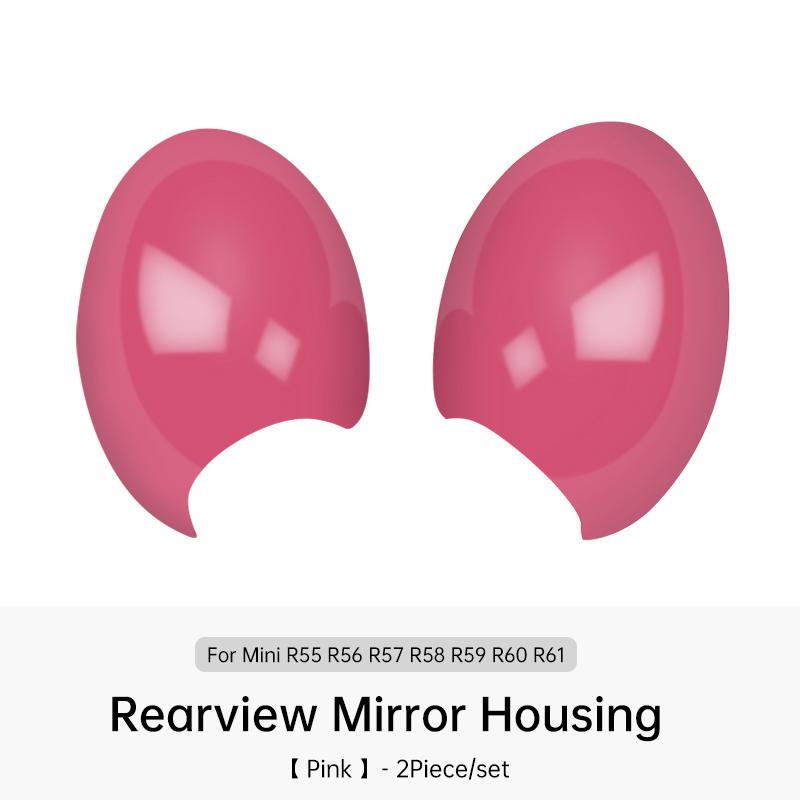 Car Rearview Mirror Housing Shell For Mini Cooper R55 R56 R57 R58 R59 R60 R61 ABS Car Mirror Exterior Decorative Accessories