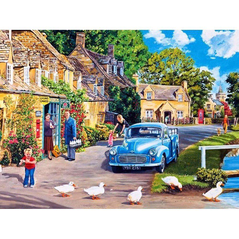 Diamond Painting Car Duck Full Round Drill 3D Mosaic Cross Stitch Diamond Embroidery