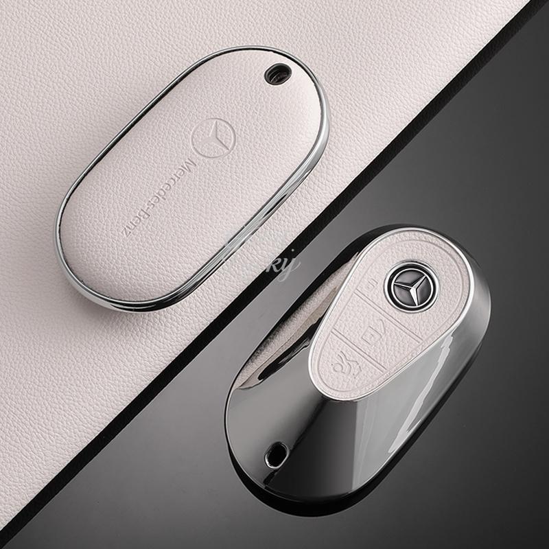 AABIC1 Zinc Alloy Car Key Case Cover Shell Control Keys Shell For Mercedes Benz C E S Class W223 W206 C260 C300S400S450S500 Accessories