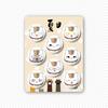 8 Pcs/Set Anime Tinning Backpack Badge Brooch Pin Souvenir Clothing Bag Backpack Accessories Gift For Friends