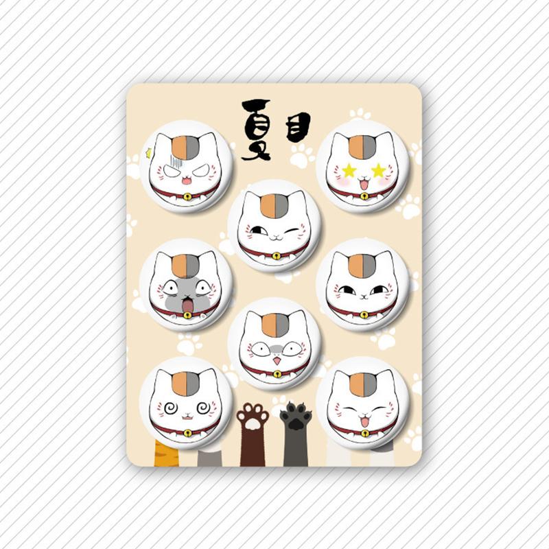 8 Pcs/Set Anime Tinning Backpack Badge Brooch Pin Souvenir Clothing Bag Backpack Accessories Gift For Friends