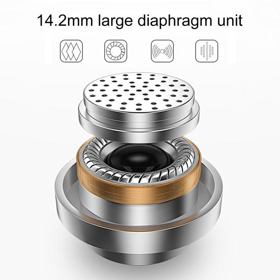 Проводные наушники-вкладыши с интеллектуальным шумоподавлением, мощными басами, эргономичные 3,5-миллиметровые внутриканальные наушники HiFi для спортивных игр и бега